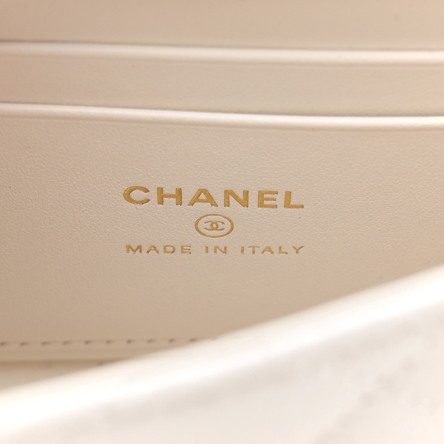 Chanel Caviar Quilted Coco Handle Clutch With Chain White 6 of 10