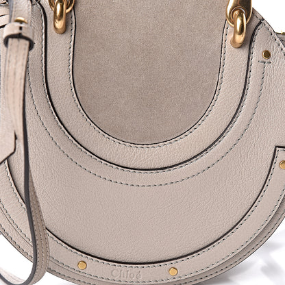 Chloe Calfskin Suede Small Pixie Bag Motty Grey 7 of 9