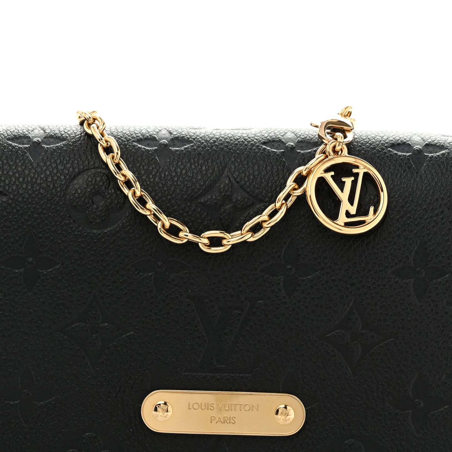 Empreinte Monogram Lily Wallet On Chain Black