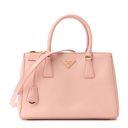 Prada Saffiano Lux Small Double Zip Tote Orchidea 1 of 12