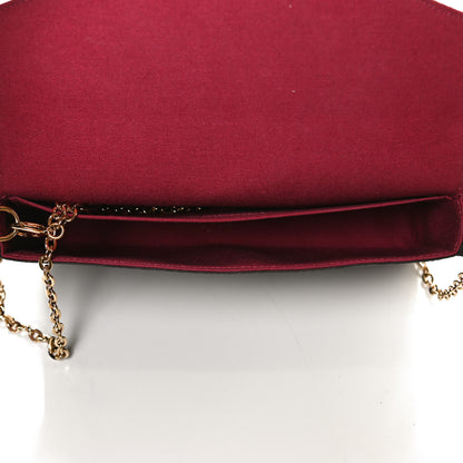 Louis Vuitton Monogram Pochette Felicie Chain Wallet Fuchsia 5 of 12