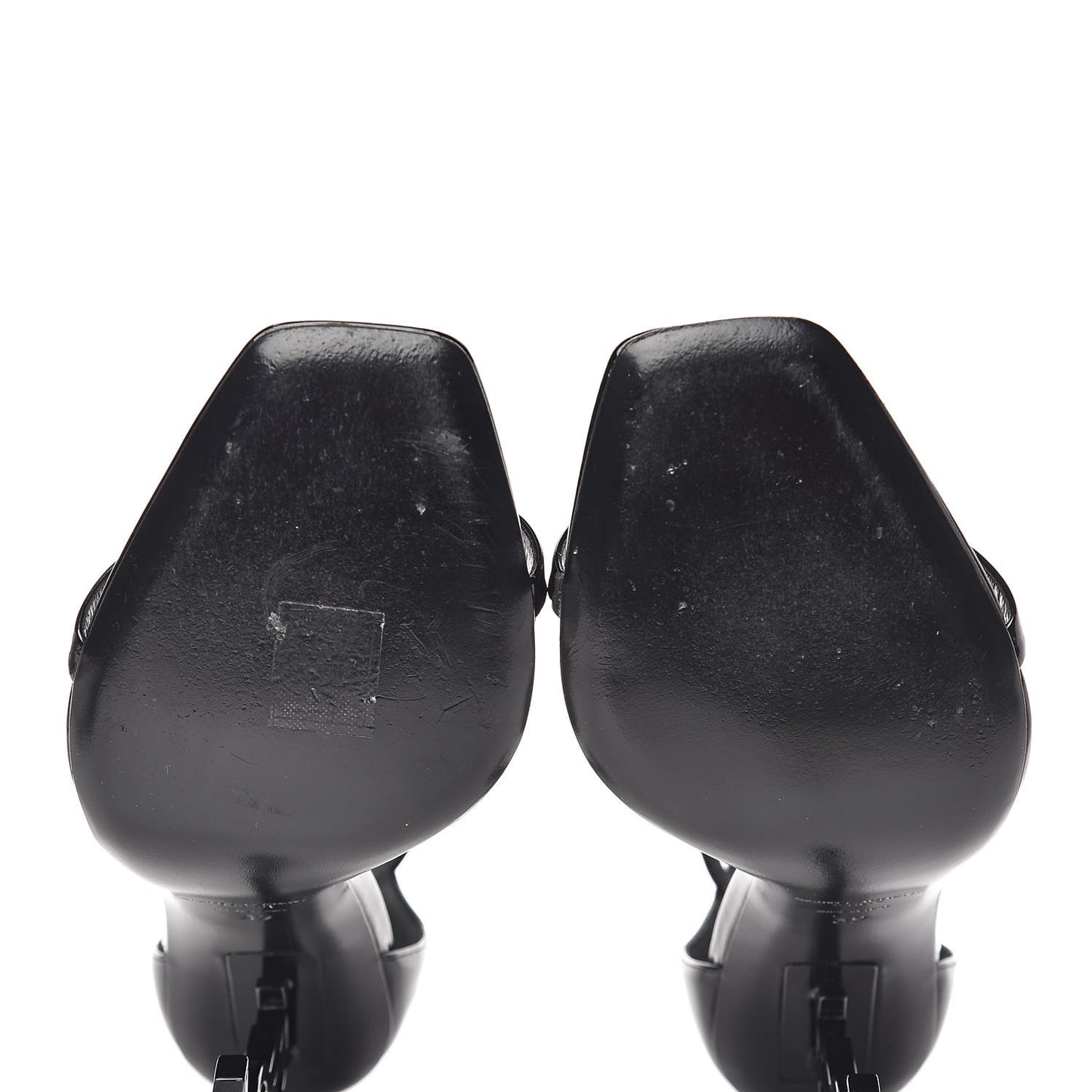 Patent Calfskin Opyum Sandals 39 Black