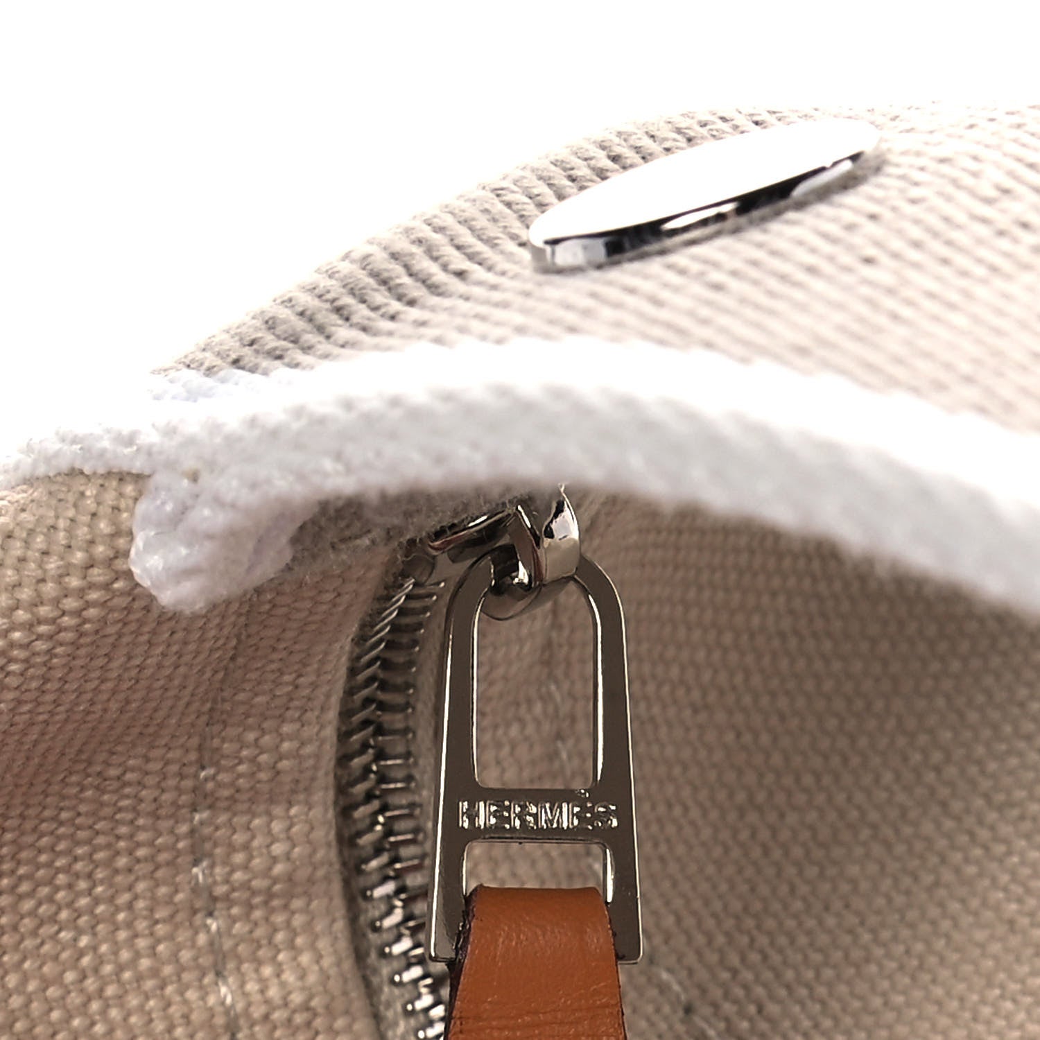 Hermes Canvas Small Bride-A-Brac Pouch Natural 7 of 12