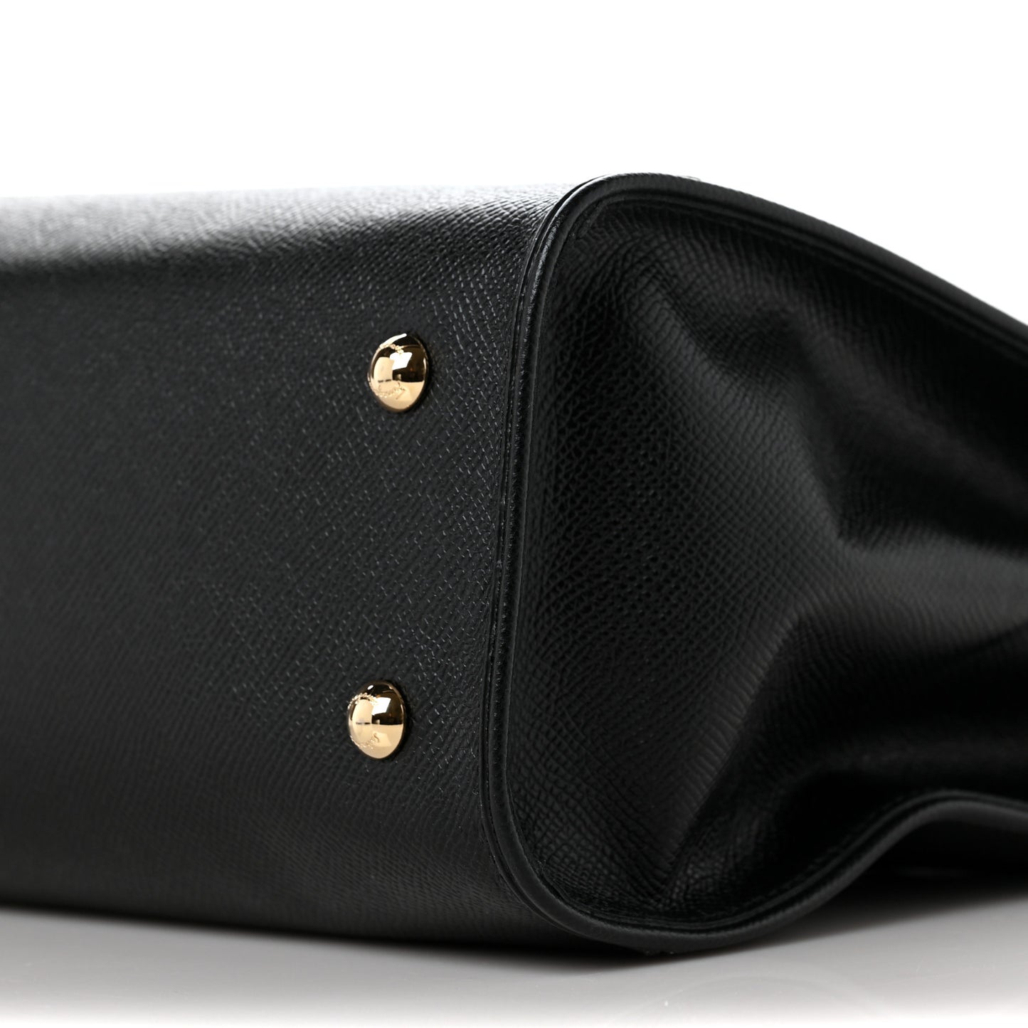 Hammered Calfskin Briana Tote Black