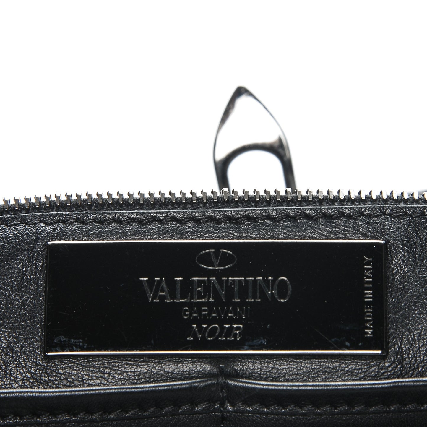 Vitello Medium Rockstud Tote Black