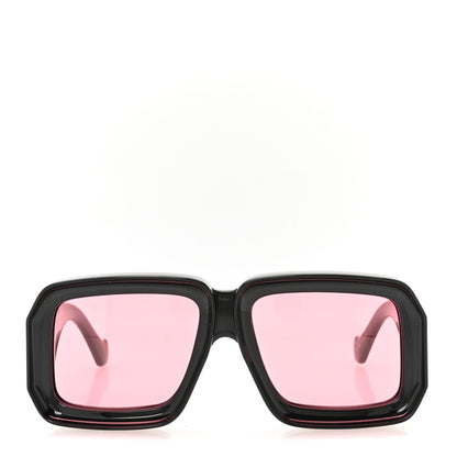 Loewe Acetate Paula's Ibiza Dive In Mask Sunglasses LW40064U Black Pink 2 of 7
