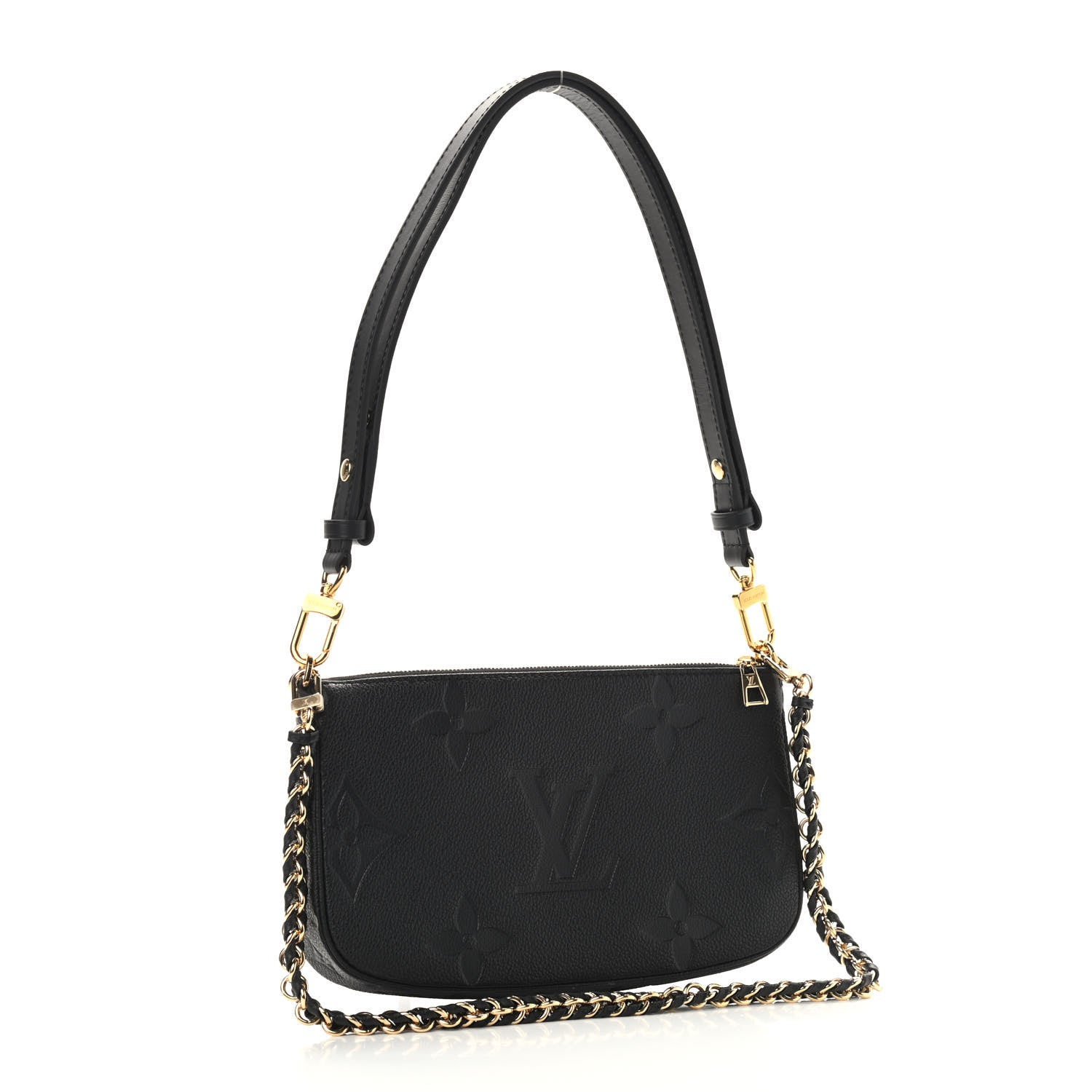 Louis Vuitton Empreinte Monogram Giant Multi Pochette Accessories Black 3 of 10