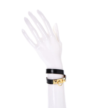 Hermes Chamonix Rivale Double Tour Bracelet XS Black 2 of 8