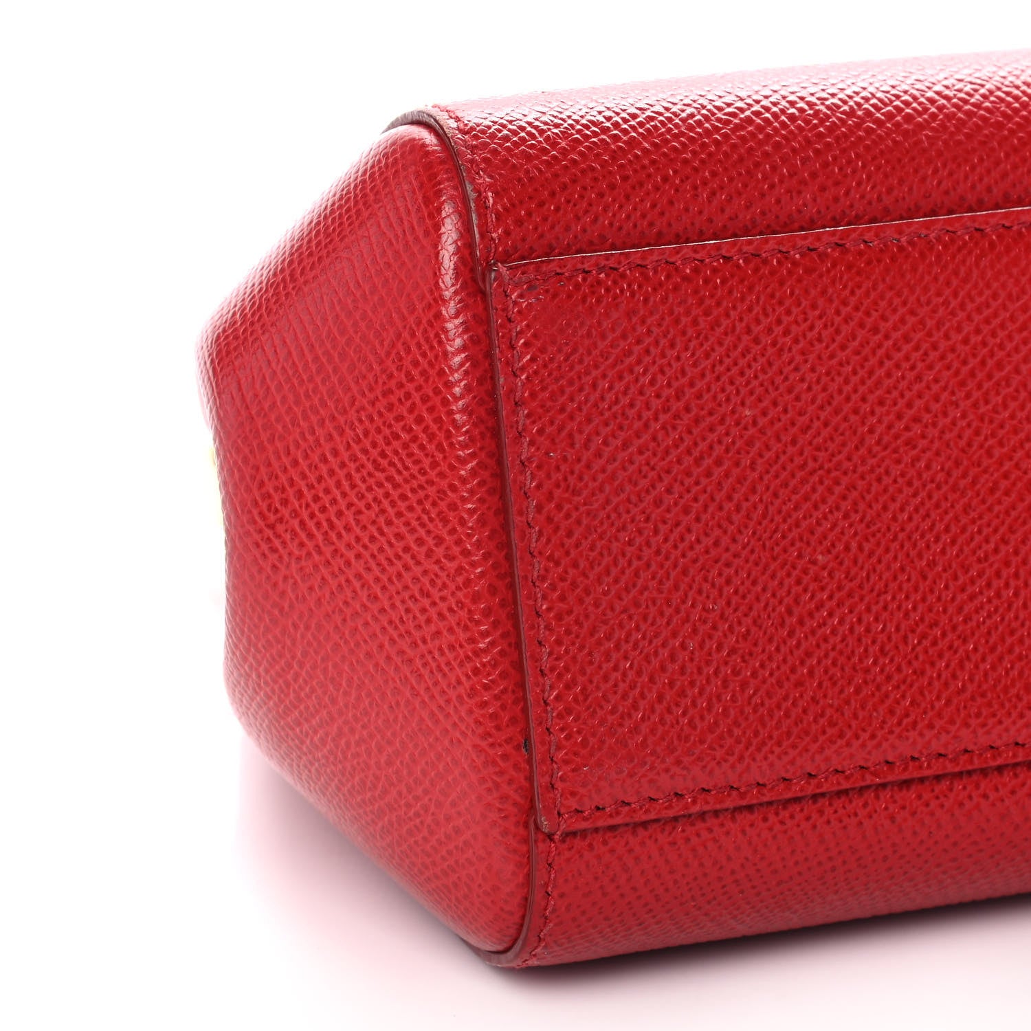 Dolce & Gabbana Dauphine Mini Miss Sicily Satchel Dark Red 8 of 12
