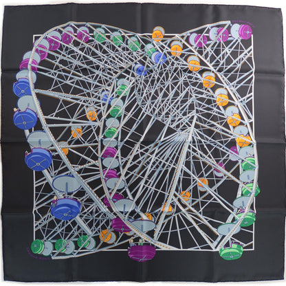 Hermes Silk Grande Roue Scarf 90 3 of 8