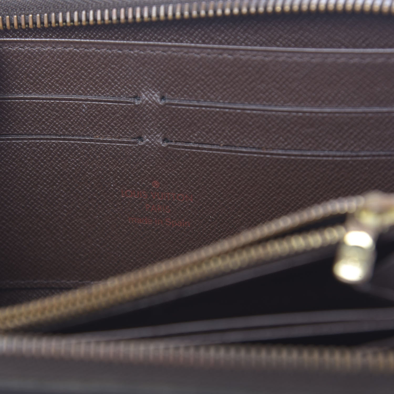 Louis Vuitton Damier Ebene Zippy Wallet 6 of 12