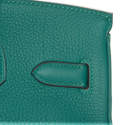 Hermes Togo Birkin 30 Malachite 25 of 28