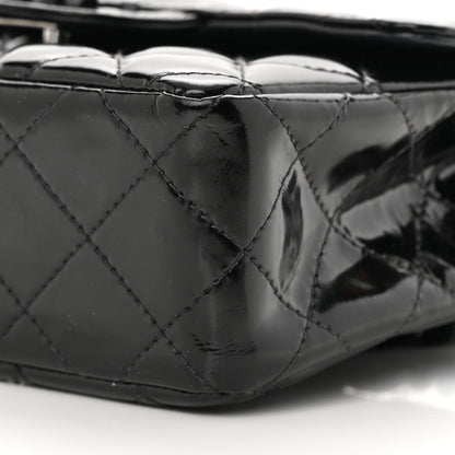 Chanel Patent Calfskin Quilted Mini Square Flap So Black 11 of 18