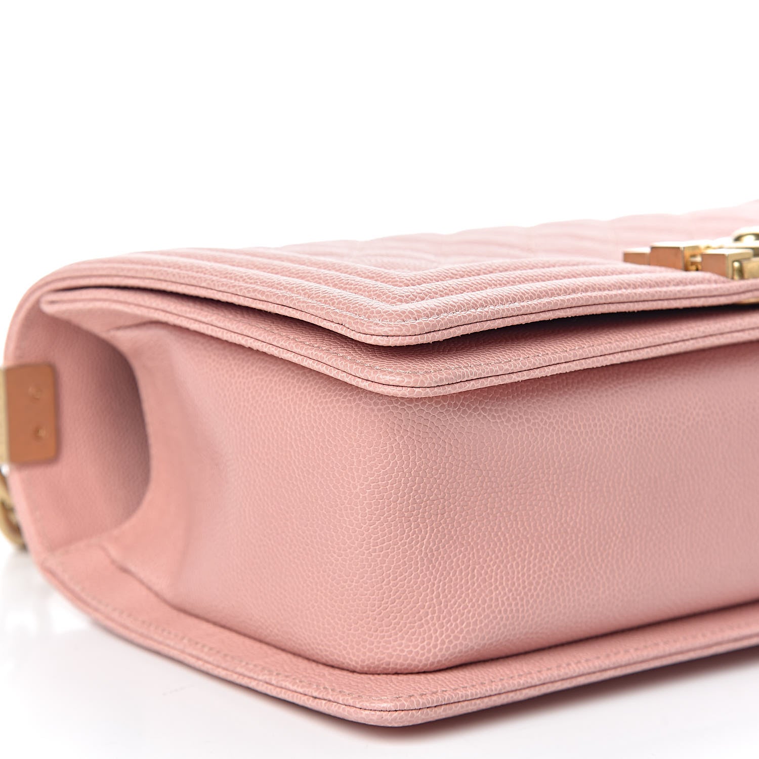 Chanel Caviar Quilted Medium Boy Flap Light Pink 8 of 11