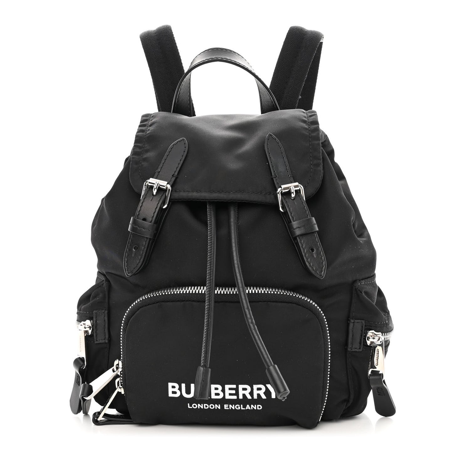 Nylon Logo Print Small Rucksack Backpack