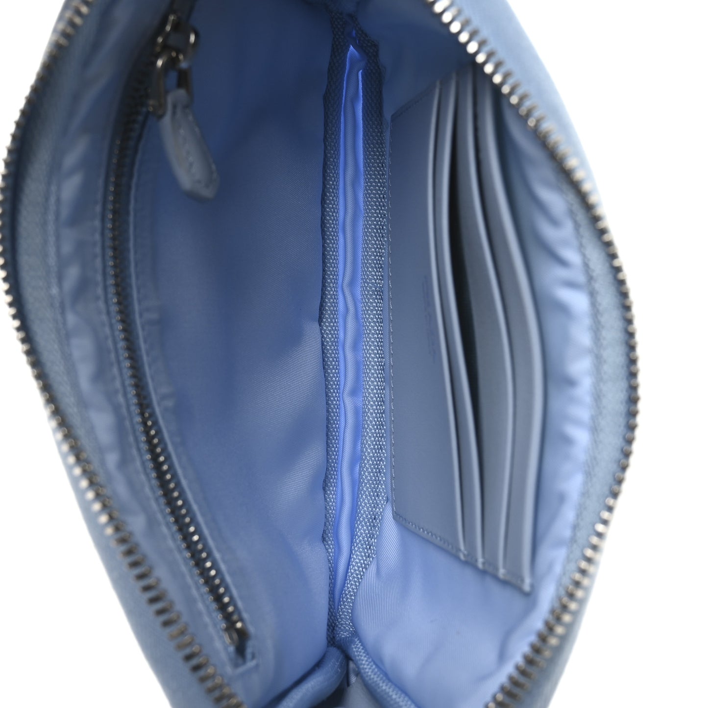 Nylon Vela Cosmetic Pouch Celeste