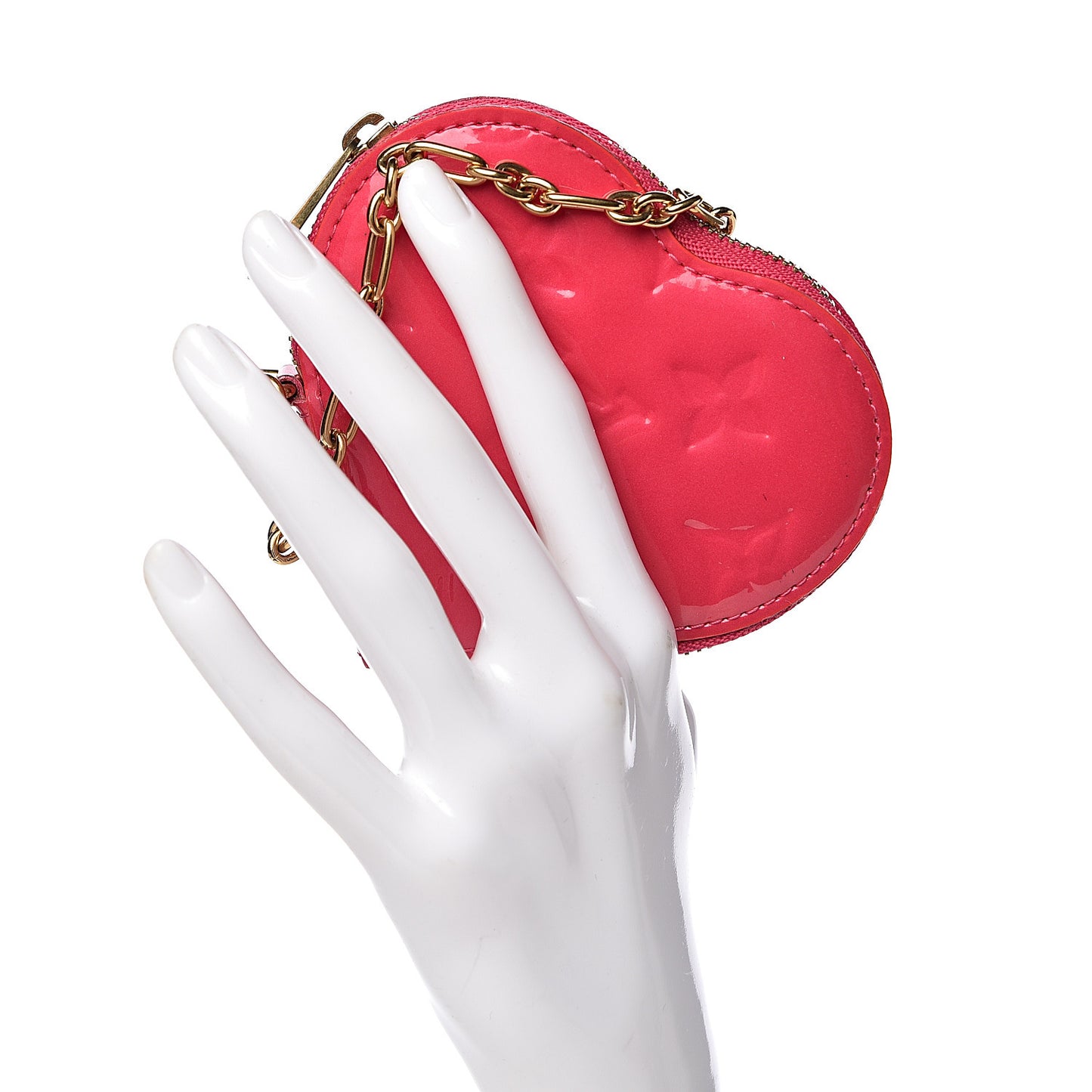 Vernis Heart Coin Purse Rose Pop