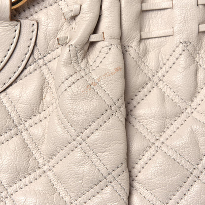 Marc Jacobs Lambskin Quilted Small Cecilia Cream 5 of 13