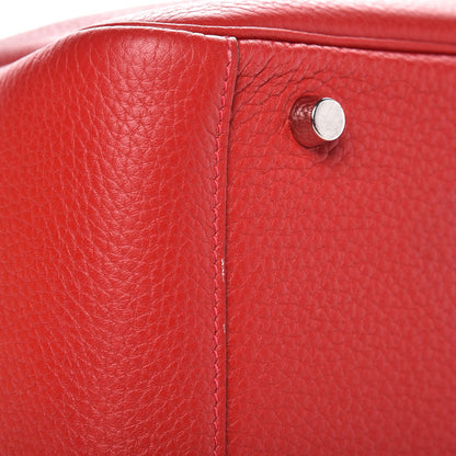 Hermes Taurillon Clemence Lindy 30 Rouge Casaque 12 of 14