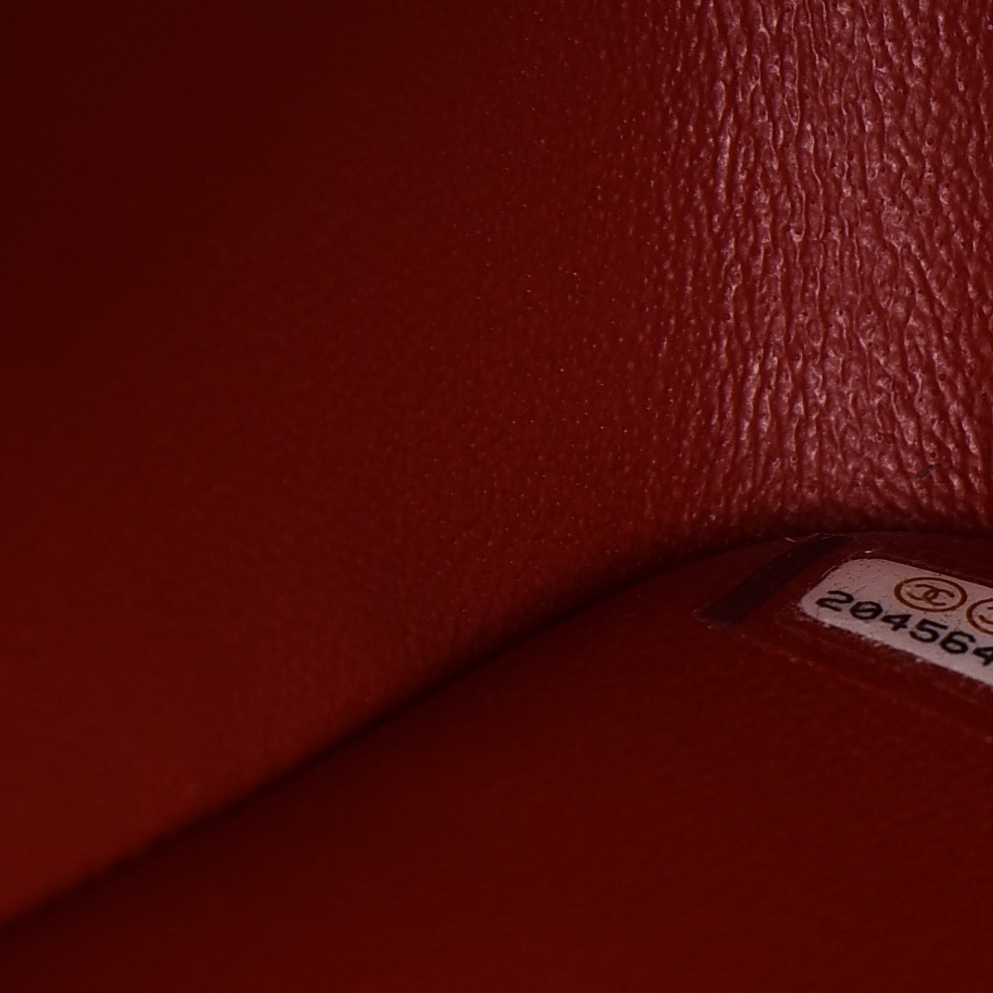 Lambskin Quilted Jumbo Double Flap Red