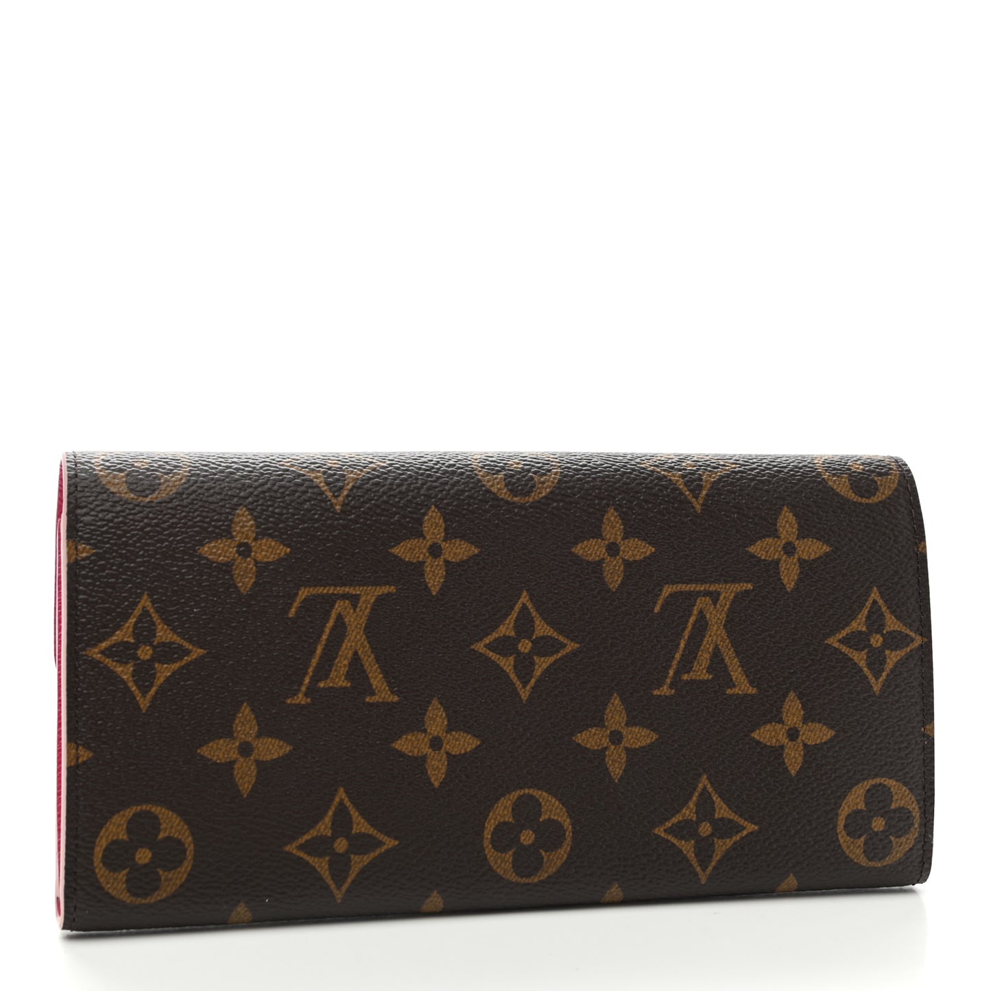 Monogram Bloom Flower Emilie Wallet Fuchsia