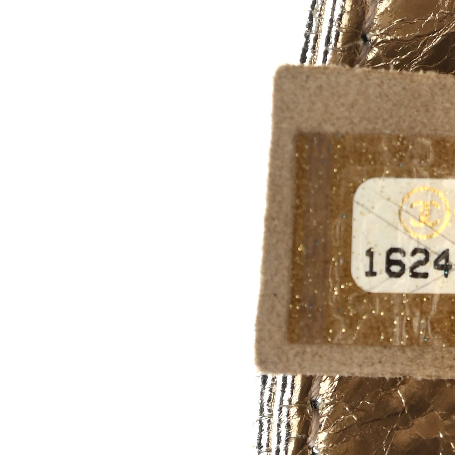 Chanel Crackled Aged Calfskin Mini Crossbody Flap Gold 8 of 13