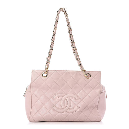 Chanel Caviar Quilted Petit Timeless Shopping Tote PTT Pink 1 of 13