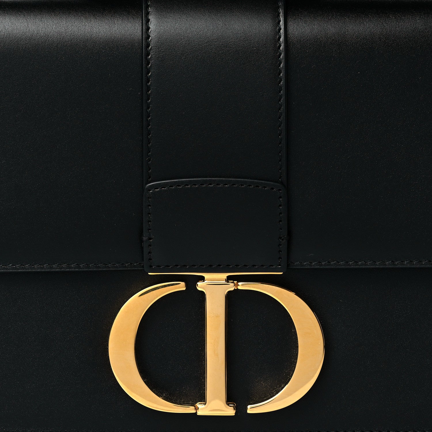 Christian Dior Smooth Calfskin 30 Montaigne Flap Bag Black 8 of 11