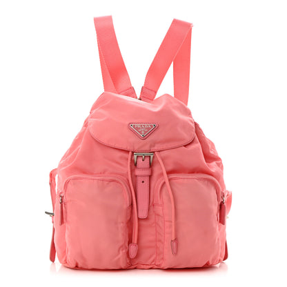 Prada Nylon Vela Medium Backpack Pink 1 of 19