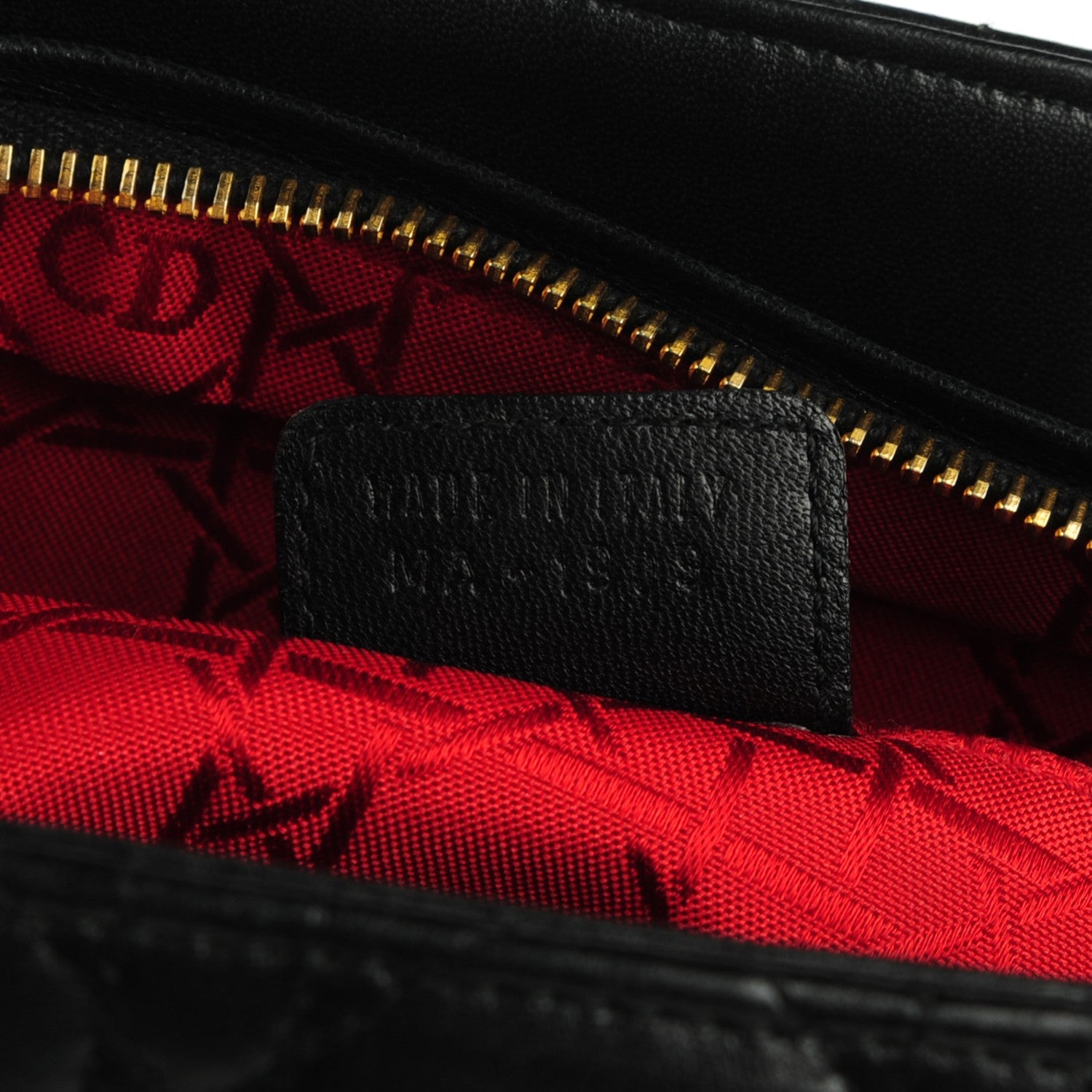 Christian Dior Lambskin Cannage Large Lady Dior Black 7 of 7