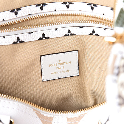 Louis Vuitton Monogram Giant Speedy Bandouliere 30 Kaki Beige 7 of 11