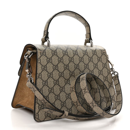 Gucci GG Supreme Monogram Small Dionysus Top Handle Bag Taupe 3 of 10