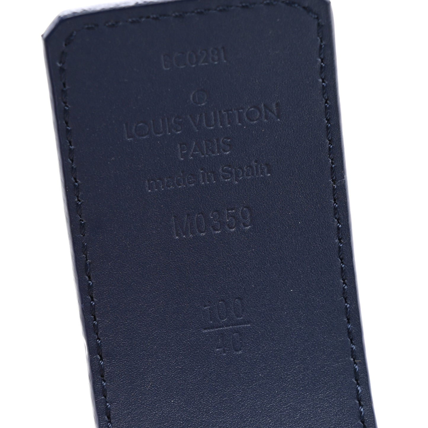 Monogram Watercolor 40mm Reversible LV Initiales Belt 100 40 Blue