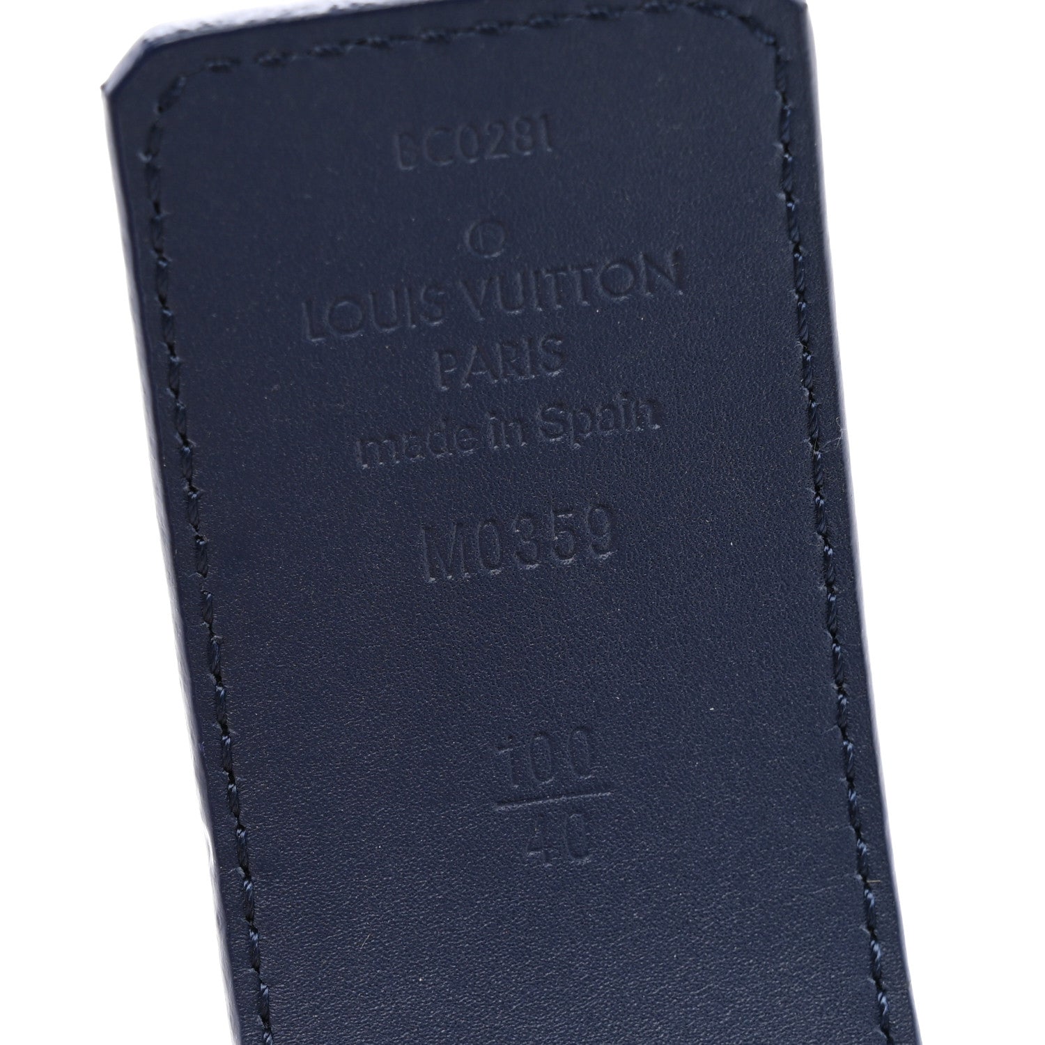 Louis Vuitton Monogram Watercolor 40mm Reversible LV Initiales Belt 100 40 Blue 3 of 6