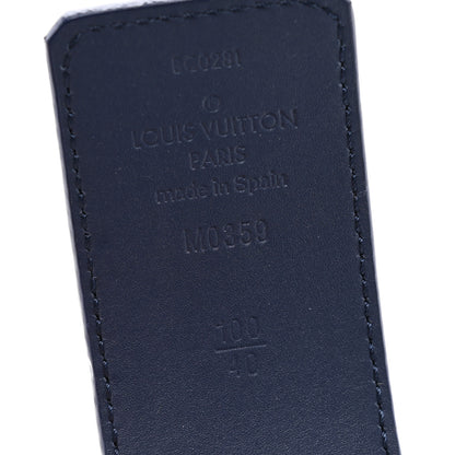Louis Vuitton Monogram Watercolor 40mm Reversible LV Initiales Belt 100 40 Blue 3 of 6