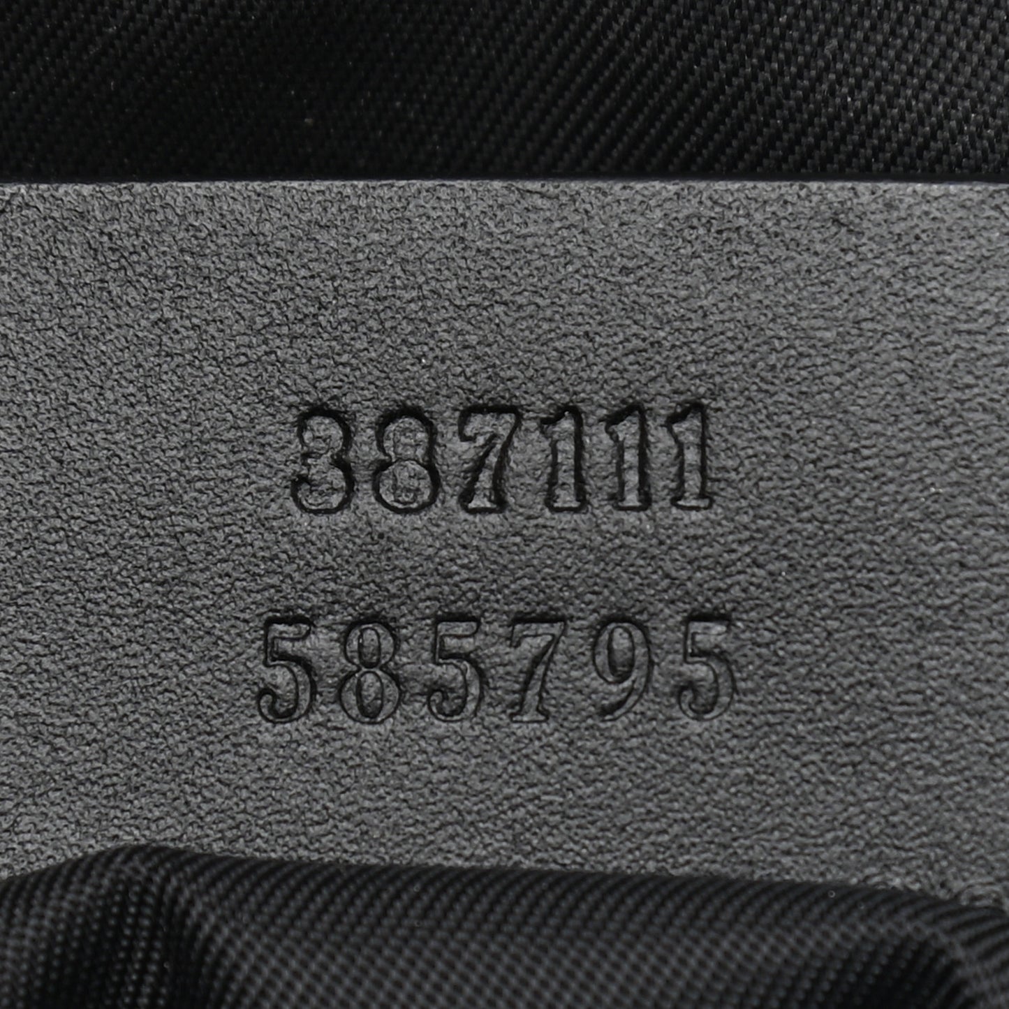 GG Supreme Monogram Web Messenger Bag Black