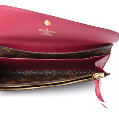 Louis Vuitton Monogram Emilie Wallet Fuchsia 4 of 13