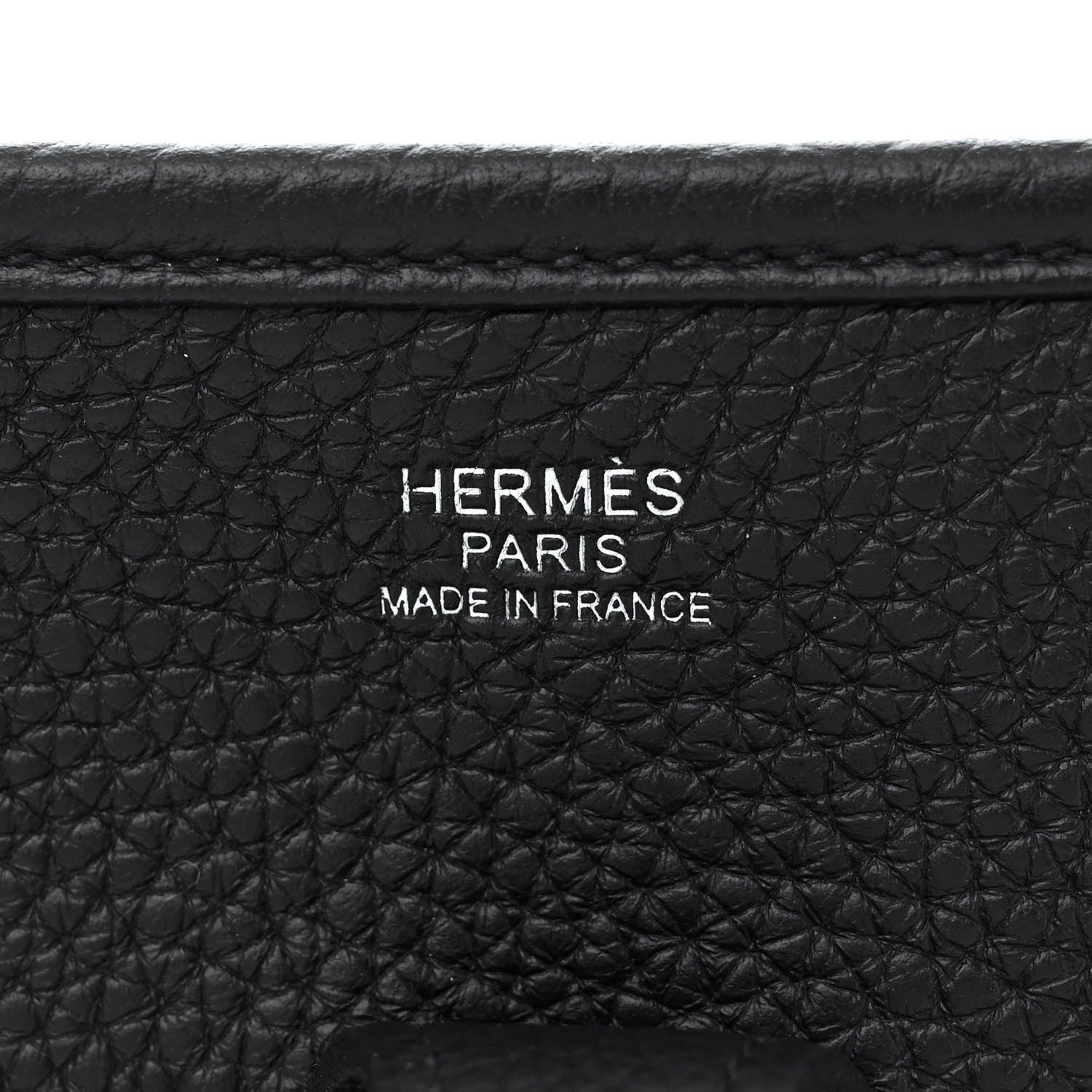 Hermes Taurillon Clemence Evelyne III PM Black 6 of 11