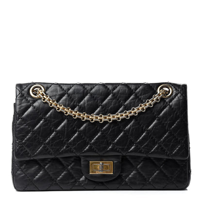Chanel Aged Calfskin Quilted 2.55 Reissue 226 Flap Black 1 of 11