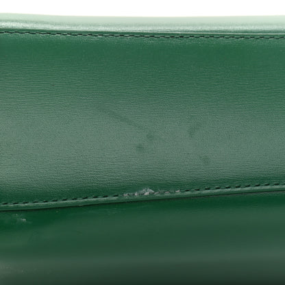 Bottega Veneta Box Calfskin Nappa Clip Bag Racing Green 8 of 16