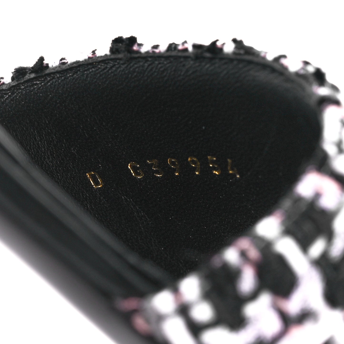 Tweed CC Chain Mule Sandal 41 Multicolor