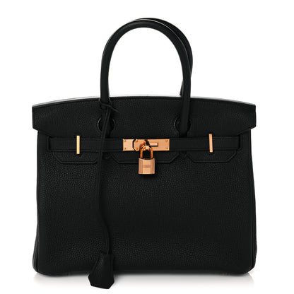 Hermes Togo Birkin 30 Black 1 of 10