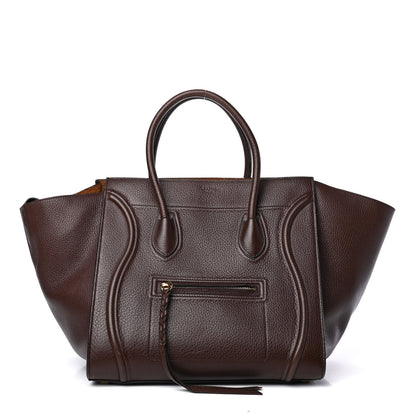 Celine Grained Calfskin Medium Phantom Luggage Brown 1 of 4