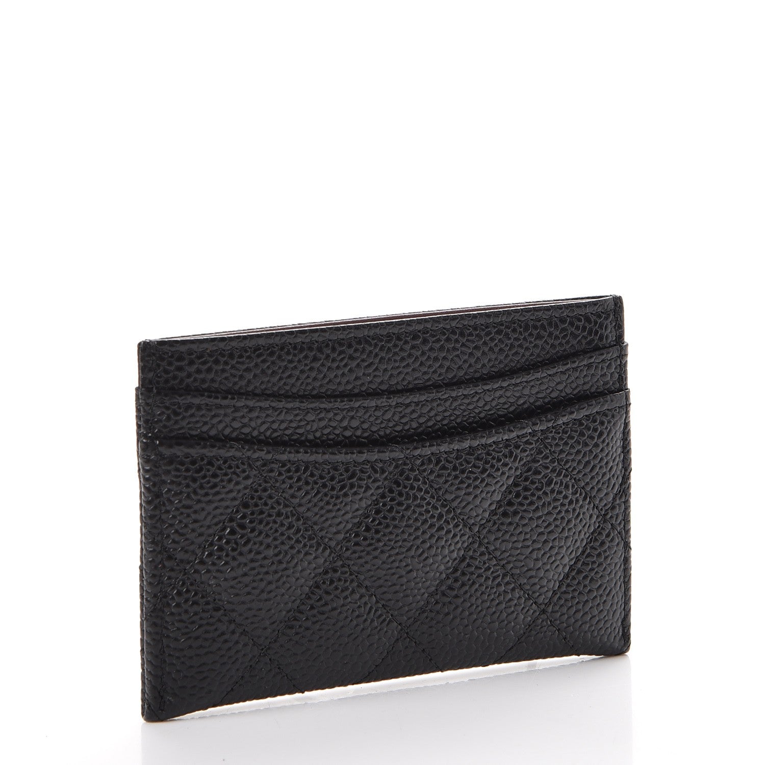 Chanel Caviar Quilted Card Holder Black 3 of 9