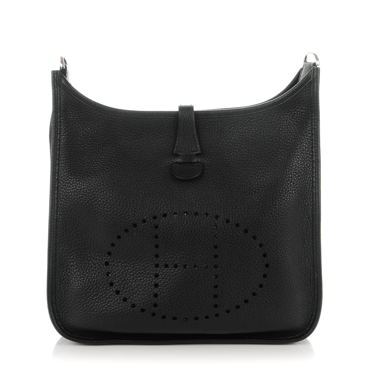 Hermes Taurillon Clemence Evelyne III PM Black 1 of 9