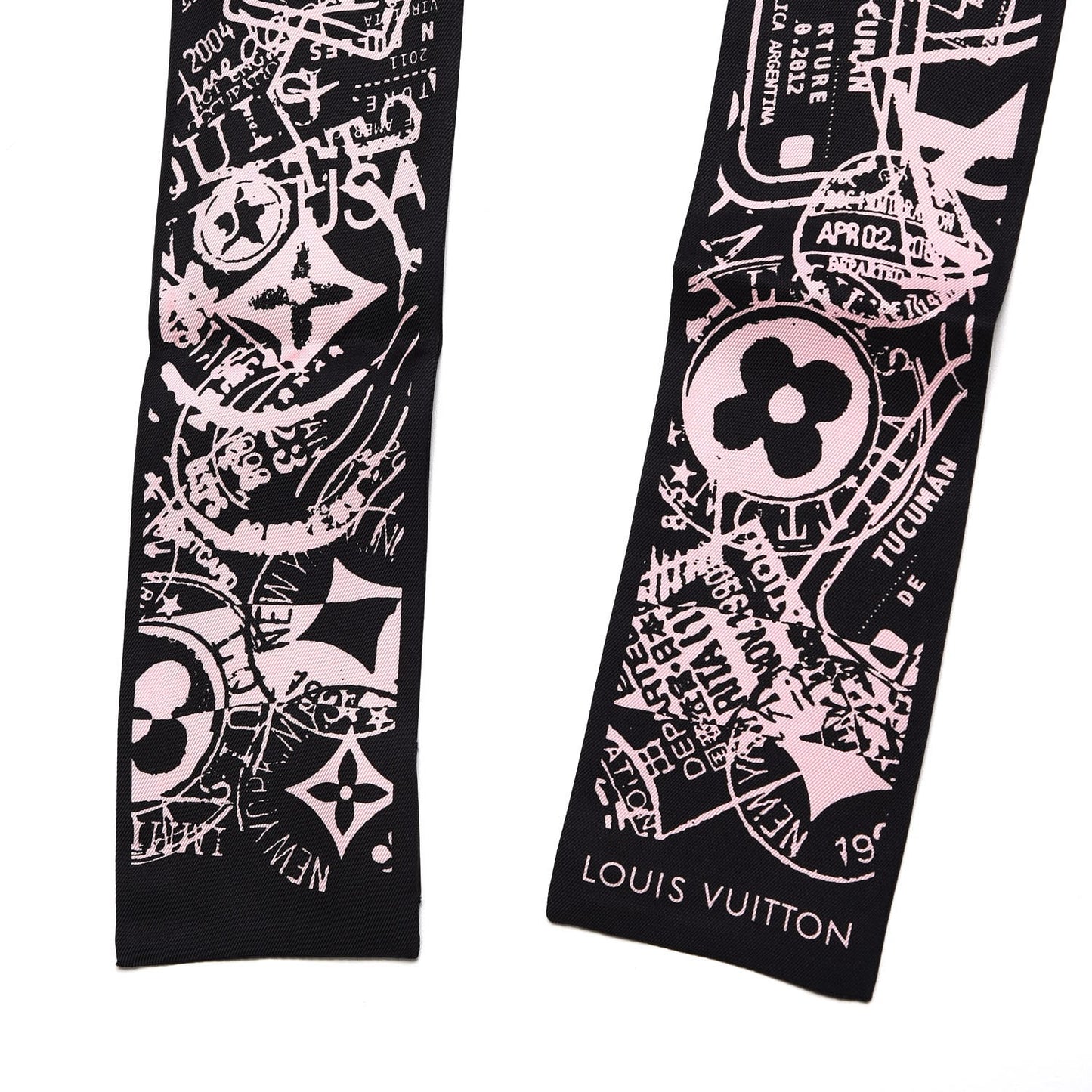 Silk Boarding Bandeau Black Pink