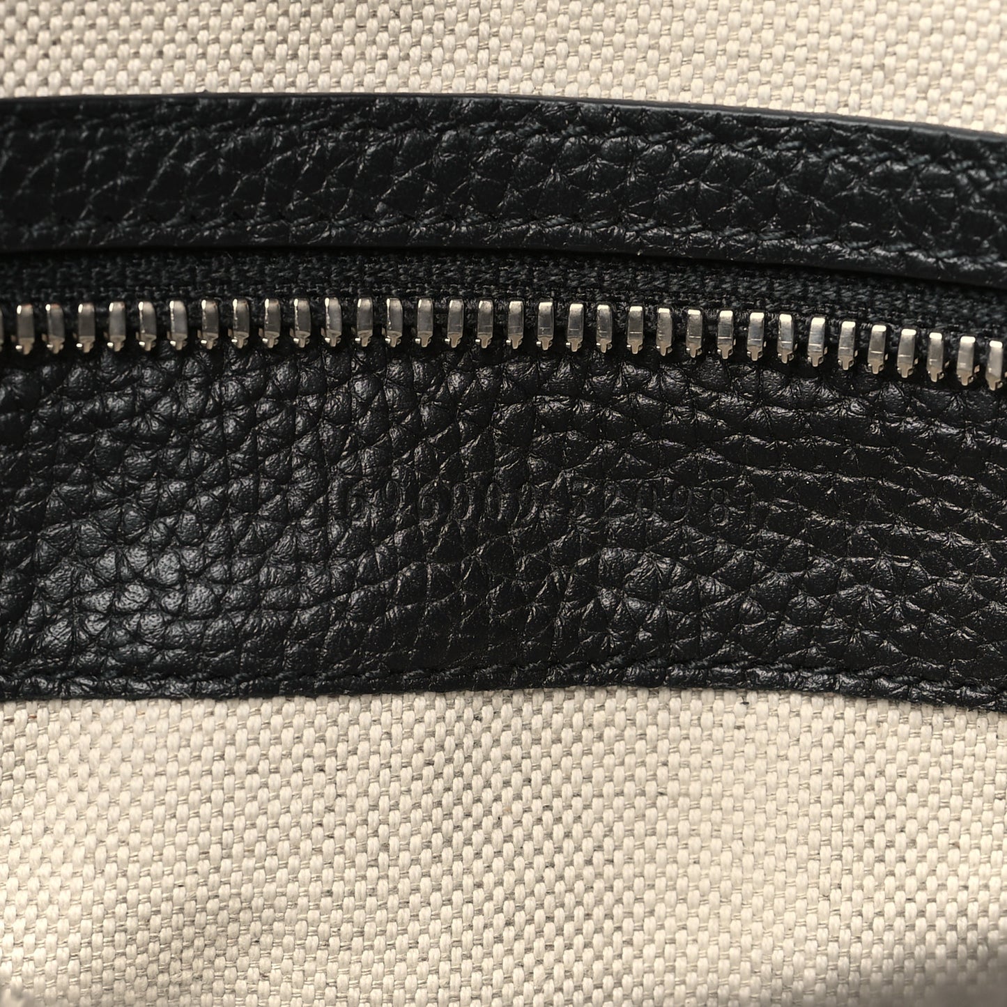 Piuma Calfskin Jumbo GG Embossed Medium Wristlet Messenger Bag Black