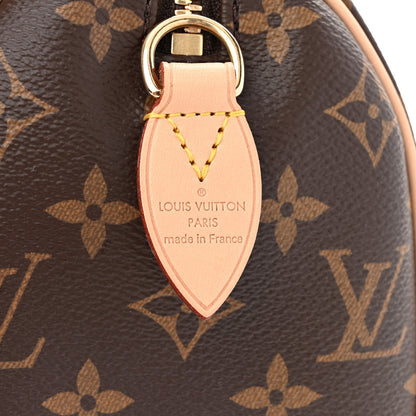 Louis Vuitton Monogram Speedy Bandouliere 20 Black 6 of 10
