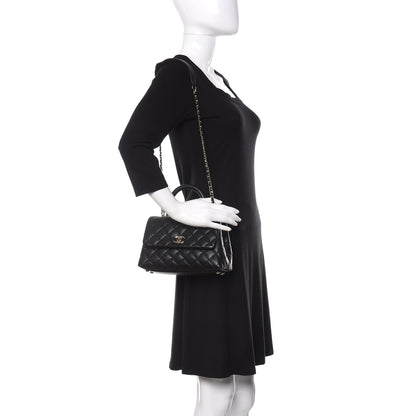 Chanel Caviar Quilted Mini Coco Handle Flap Black 2 of 11