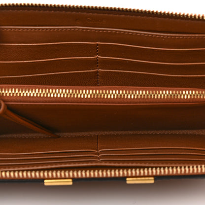 Chloe Grained Calfskin Marcie Long Zip Around Wallet Tan 5 of 8